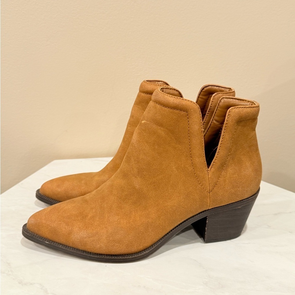 🔥American Eagle Outfitters Camel Ankle Booties Sz 6🔥
